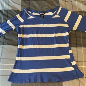 Blue & Grey Half Sleeve